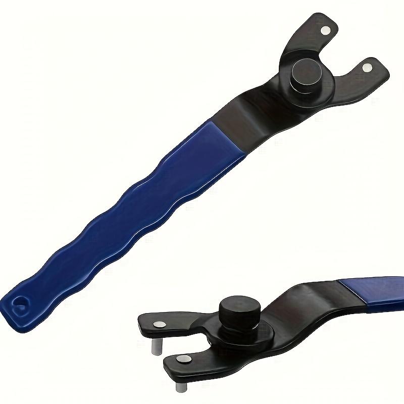 Adjustable Angle Grinder Wrench - a Durable Black Plastic Key Lock Tool for Precision Maintenance, Handheld Portable Household And Power Tool Accessories Available All Year Round.