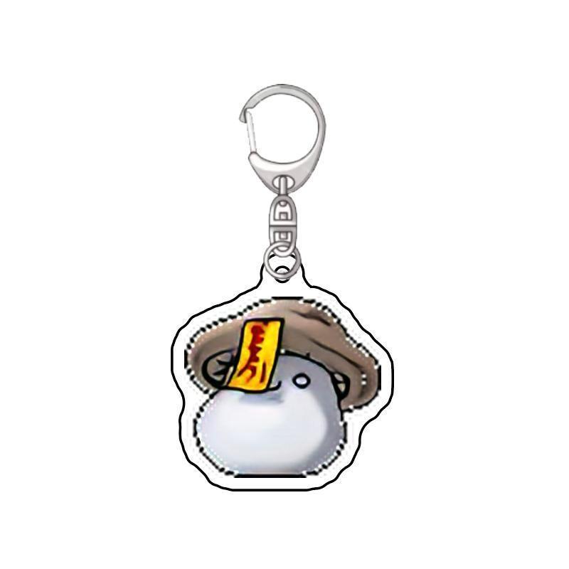 Harajuku MapleStory Kawaii E Hot Game Fans Souvenir Blue Snail Mushroom Bat Keychain