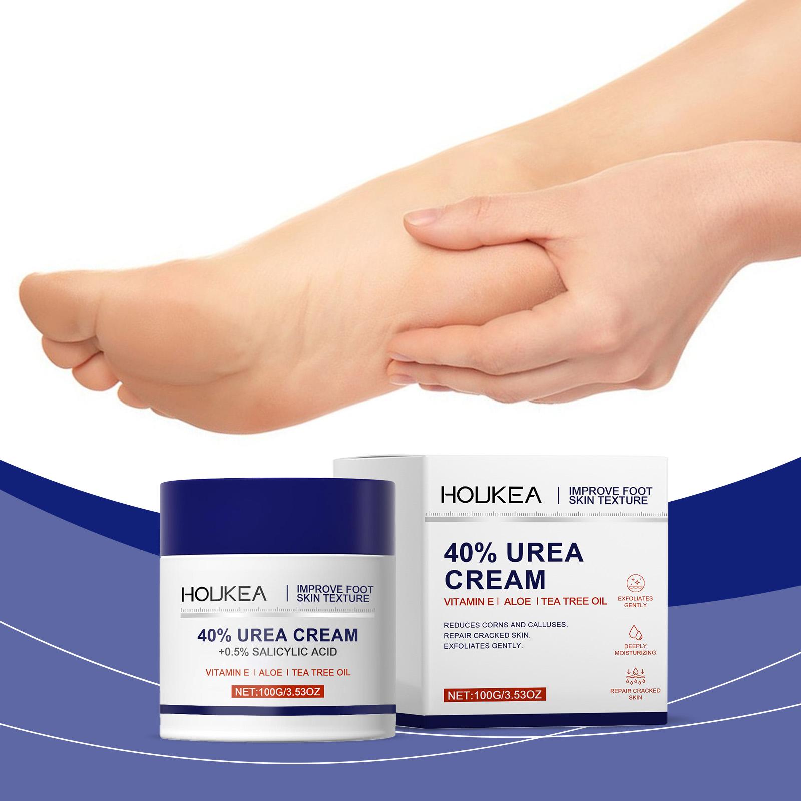 Moisturizing Protective Foot Cream HK-A07-0006-01 100g Daily Care Hydrating Nourishing for Dry Feet Urea Glycerin Mineral Oil - Moisturize