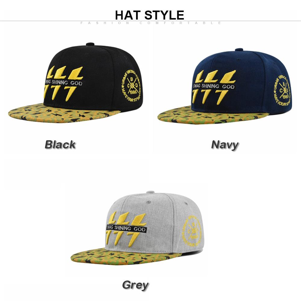 Cross-border three-dimensional embroidery hip-hop cap, embroidered baseball cap, personalized flat-brim cap, trucker cap, trendy youth cap