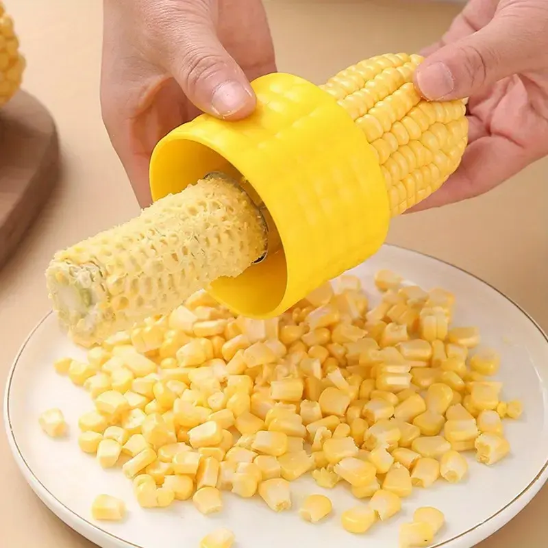 Multi-Functional Corn Cob Stripper & Vegetable Peeler, Kitchen Vegetable Cutter, Kitchen Slicer Dicer – Quick, Safe, Durable Kitchen Tool for Effortless Cooking