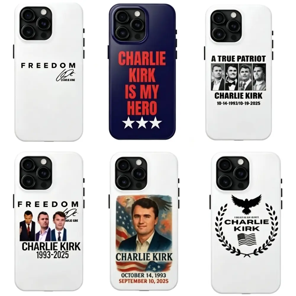 A True Patriot Tribute Phone Case Charlie Kirk Justice Phone Cases For iPhone 17 Promax Air 16 Pro 15 14 Plus 13 12 & Samsung S23-26 Shockproof Protective