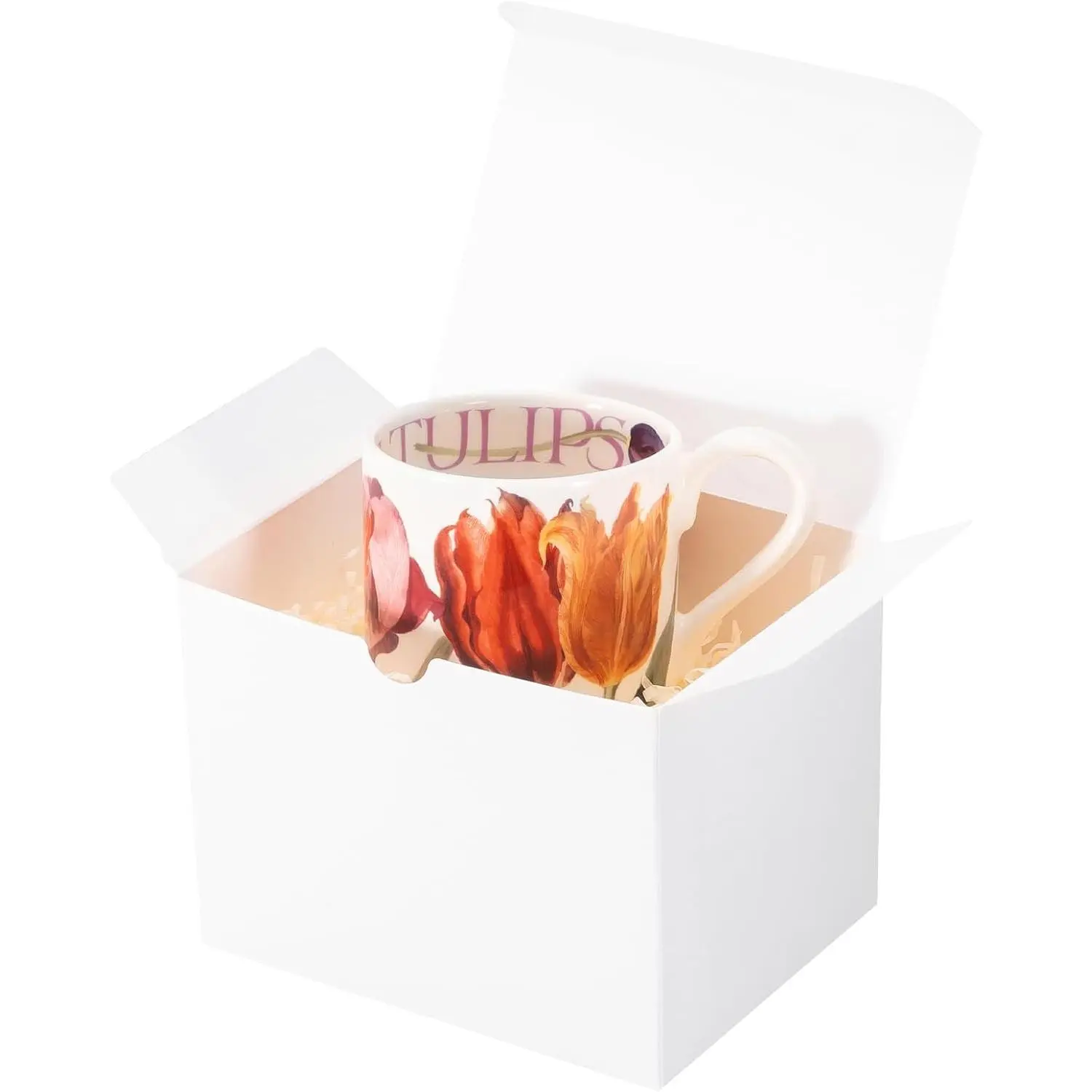 10 Pack 6x4.5x4.5  Boxes with  for Presents White  Boxes for Ornaments, Candles, Mugs, Crafting, , Ideal for Birthday Christmas Party Homemade Business