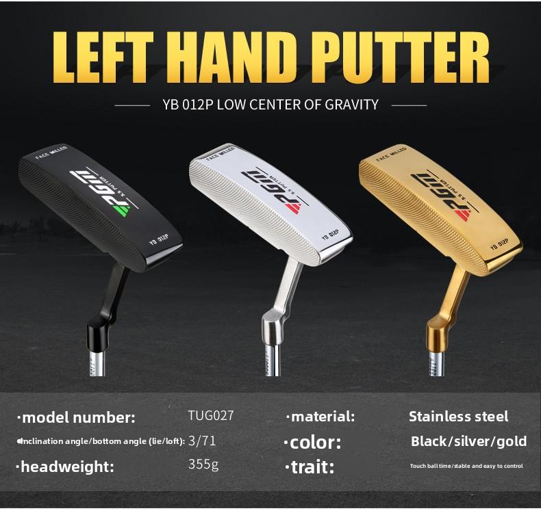 Men's Left-Handed Golf Putter - 950 Steel Shaft, Stainless Steel Putter Head
