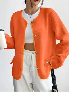 Plus Size Comfortable Fashion Jacket, Stylish Oversized Outerwear for Women, Casual Wear for All Seasons, Trendy Plus Size Clothing