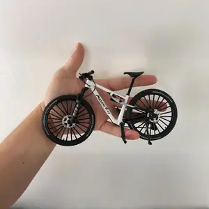 New Alloy Bicycle Model, Realistic Mountain Bike, Road Bike, Desk Decor, Collectible Mini Bike, Office & Home Decoration, Christmas Gift