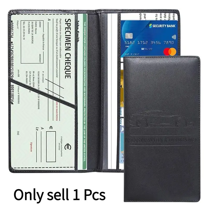Car Registration, License & Insurance Card Holder, Magnetic Closure Vehicle Organizer, Car Essential Document Wallet, Spring Gift, for Pokemon Cards Holder, Compact Car Accessories, Essential for Owners
