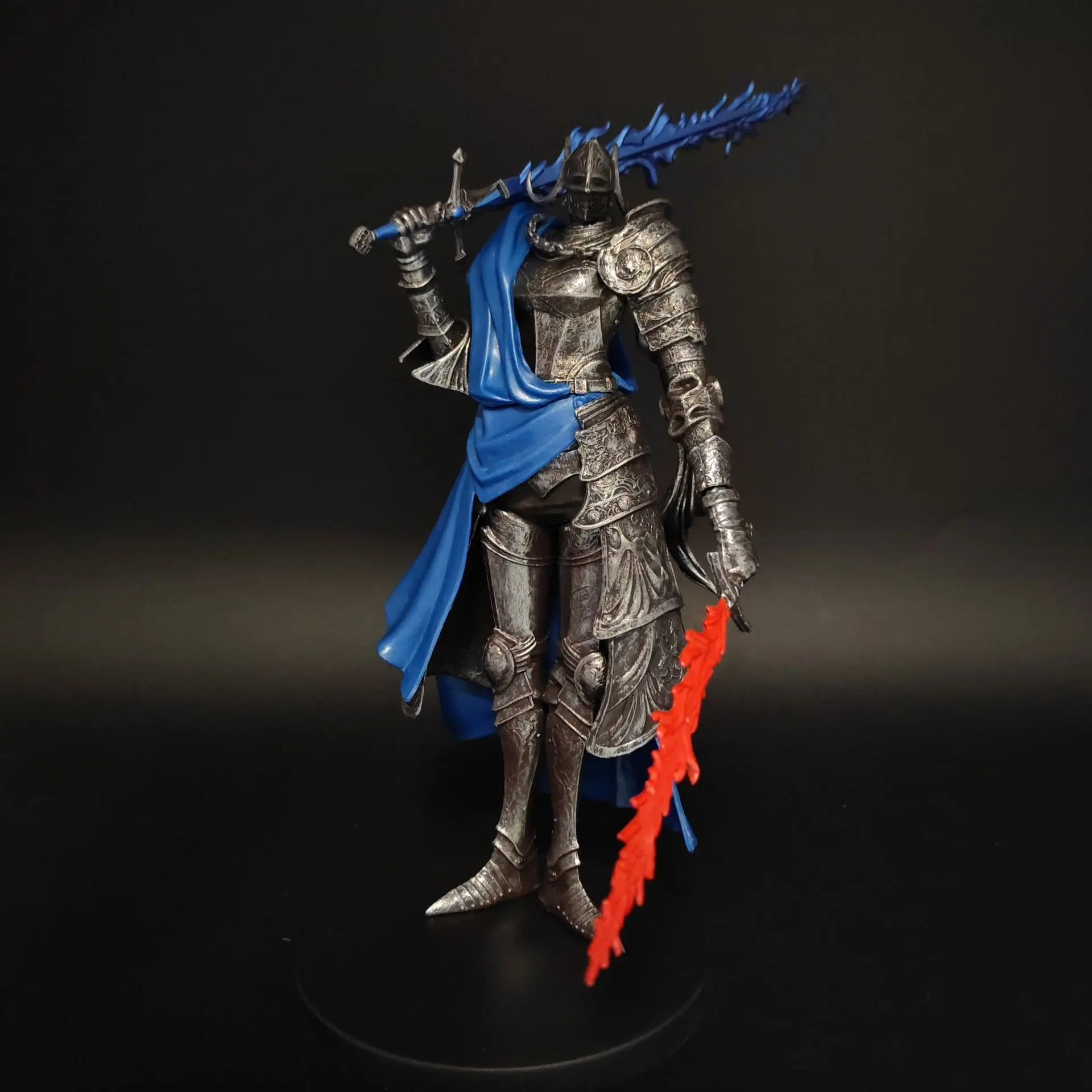 Double Moon Knight Reina Handmade Figure, Full Moon Queen Reina Figurine, Messomo's Sword Collectible Model, Unique Decorative Piece