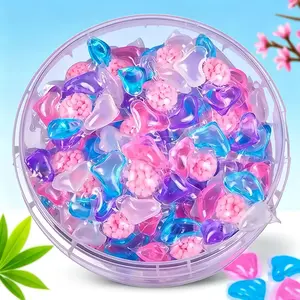 5D Upgrade Laundry Gel Beads, Antibacterial Anti-Mite, Strong Stain Removal, Fragrant Concentrated Liquid, Household Softener, 10/30/50/70/100 Bags