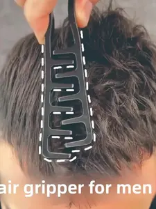 Men's Texturizing Styling Comb, Fluffy Volume & Root Lift, Hair Volume, Ideal for Home/barber Shop, Fade & Perm Care Tool, 1pc
