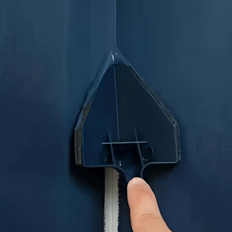 Triangle Paint Brush with Durable Plastic Handle, 1 Count Multi-functional Corner & Crack Painter for Easy Application, Kitchen Cleaning Tool