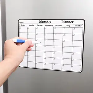 Erasable Fridge Magnet Planner Message Board, Creative Whiteboard Notepad Sticker Set