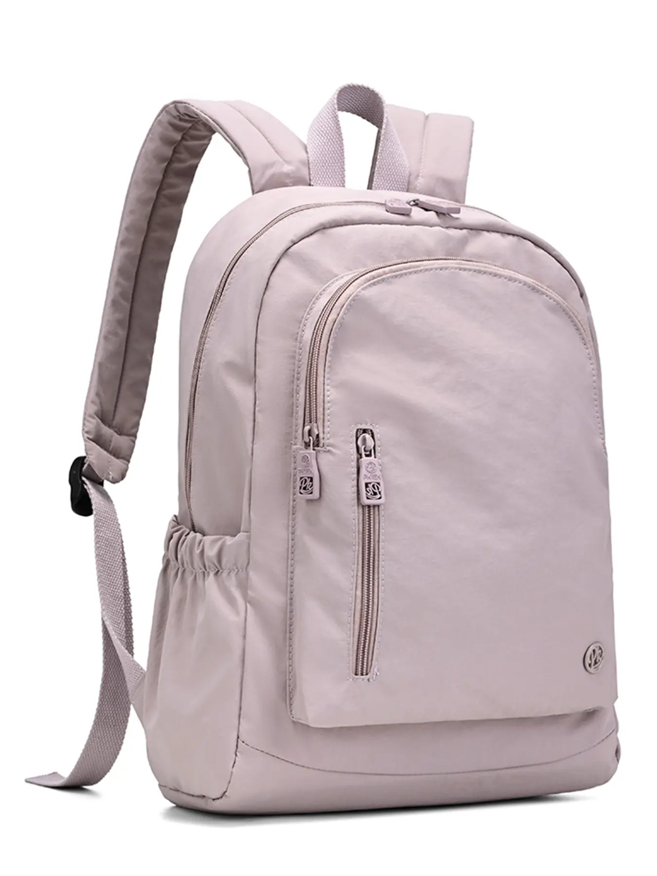 Light Washed Nylon Backpack, Lightweight Dual Shoulder Bag, Multiple Pockets, Waterproof, Casual Style, Ideal for School and Travel