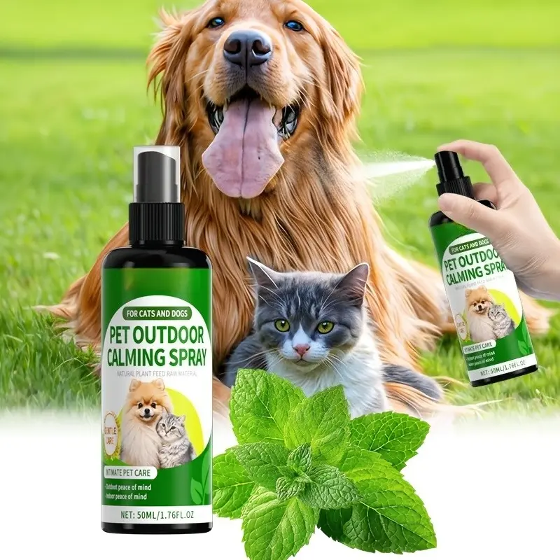 Pet spray provides lasting protection for outdoor and indoor use. Has sedative and soothing effects, and has no residue. Very suitable for travel and family use. Dog deodorant and dog perfume