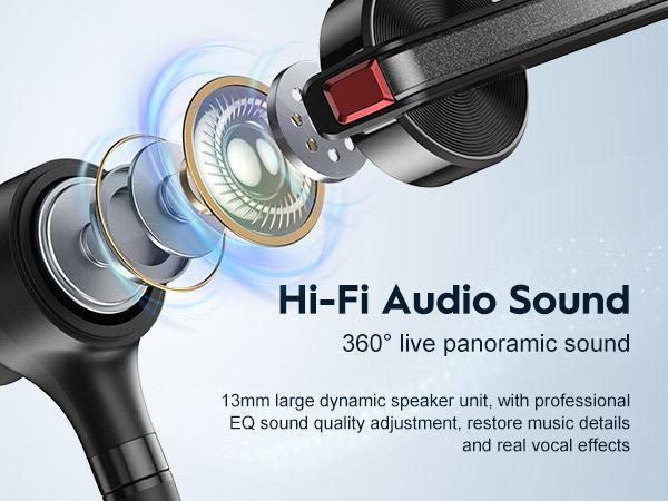 New bee Bluetooth Trucker Headset, Wireless Bluetooth Earpiece for Cellphone with 500mah Charging Case 80h Playtime V5.2 Dual Mic Noise Cancelling Hands-Free Earphones for Office Driver Audio Headphones Earbud Electronic Chargeable