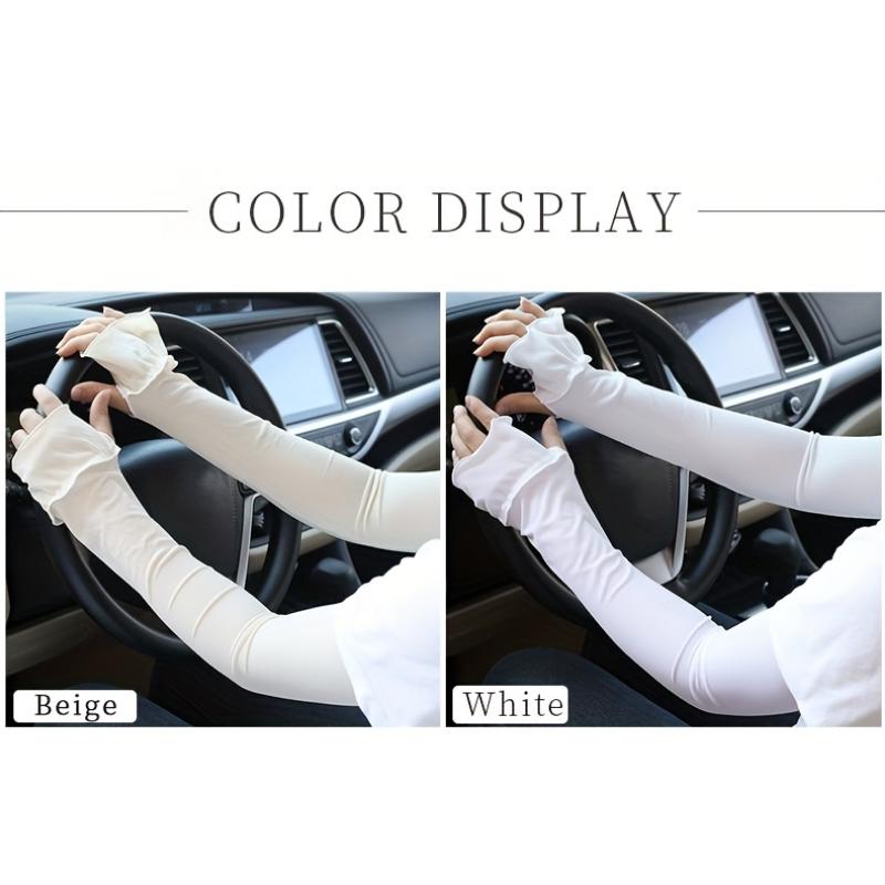 Relaxed Cooling Breathable Moisture-Wicking Fashion Running Driving Outdoor Sports Summer Sleeves for Women