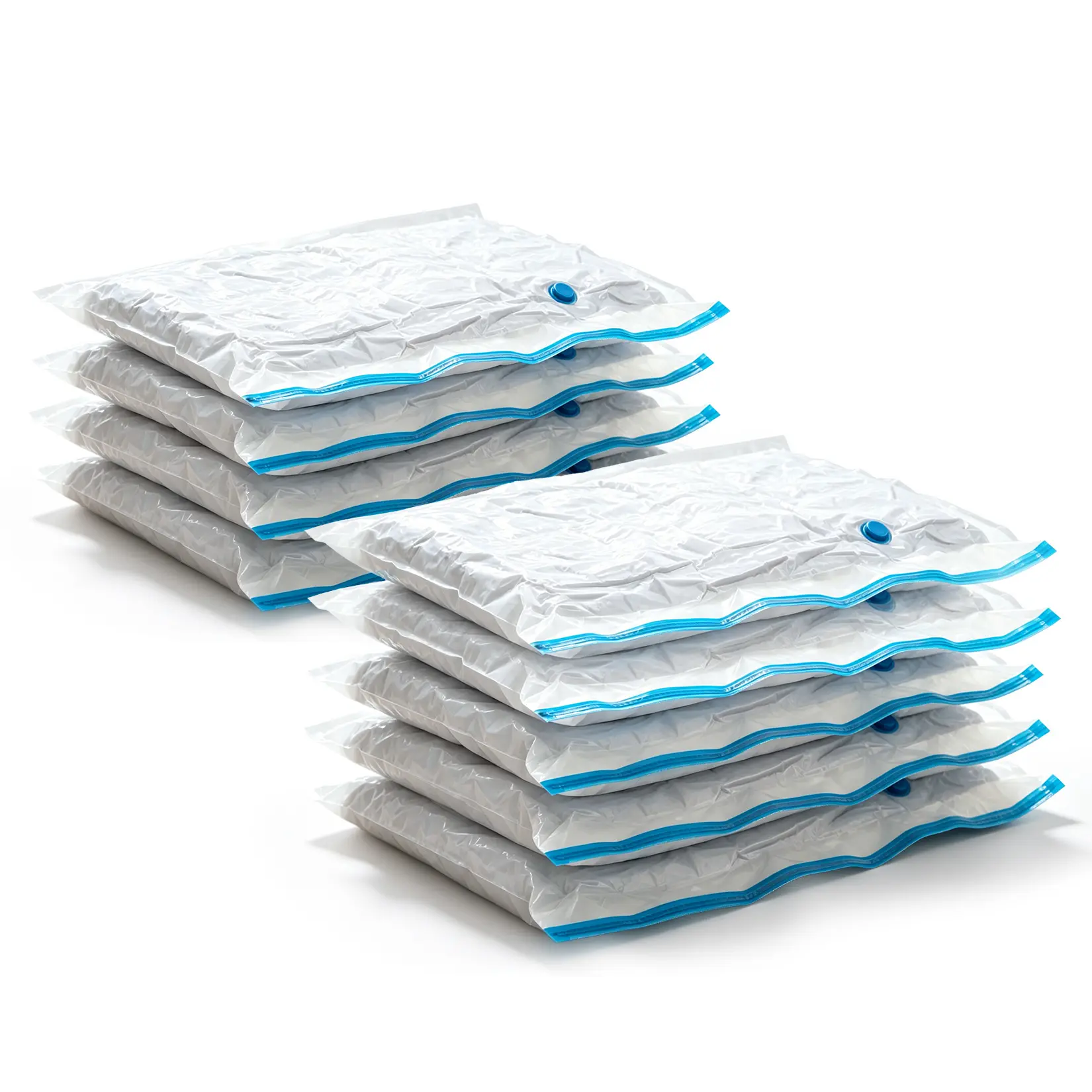 XXL Vacuum Sealer Storage Bags Set (9-Piece, 47.2x39.4in) - PA/PE Blend, Compression, Leak-Proof, Puncture Res. Home Organizer Bags for Bedding & Comforter Storage