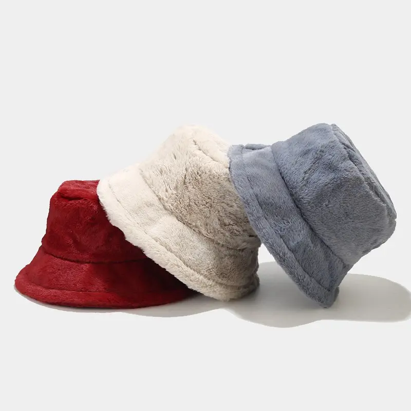 Stay cozy and beautiful. This minimalist solid color fluffy bucket hat is the perfect winter accessory to complete your cold weather look. Made of premium soft faux fur material that keeps you incredibly warm and comfortable all day. A stylish choice for