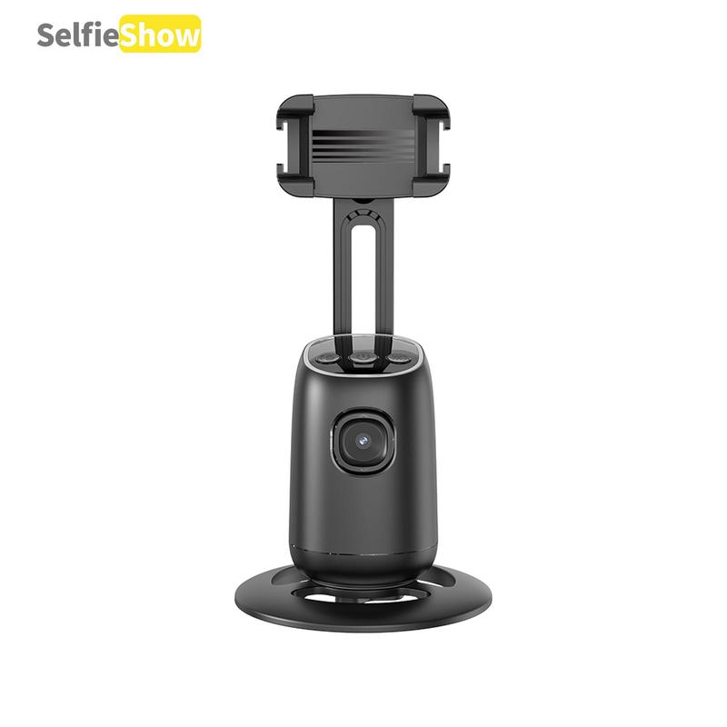 SelfieShow AI Intelligent 360° Tracking Gimbal, Tripod Stabilizer, 1 Count USB Rechargeable Selfie Stick with Mount, Selfie Accessories for Phone, Camera, Vlog, Live Streaming
