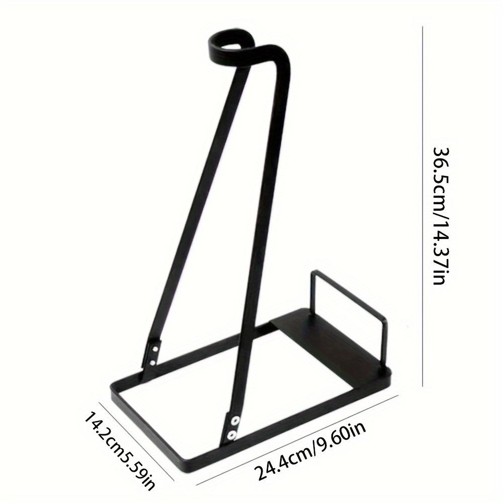 1pc Home Standing Vacuum Cleaner Storage Rack, Floor-Standing Organizer Stand, No-Drill Design, Space-Saving Dust Collector Holder