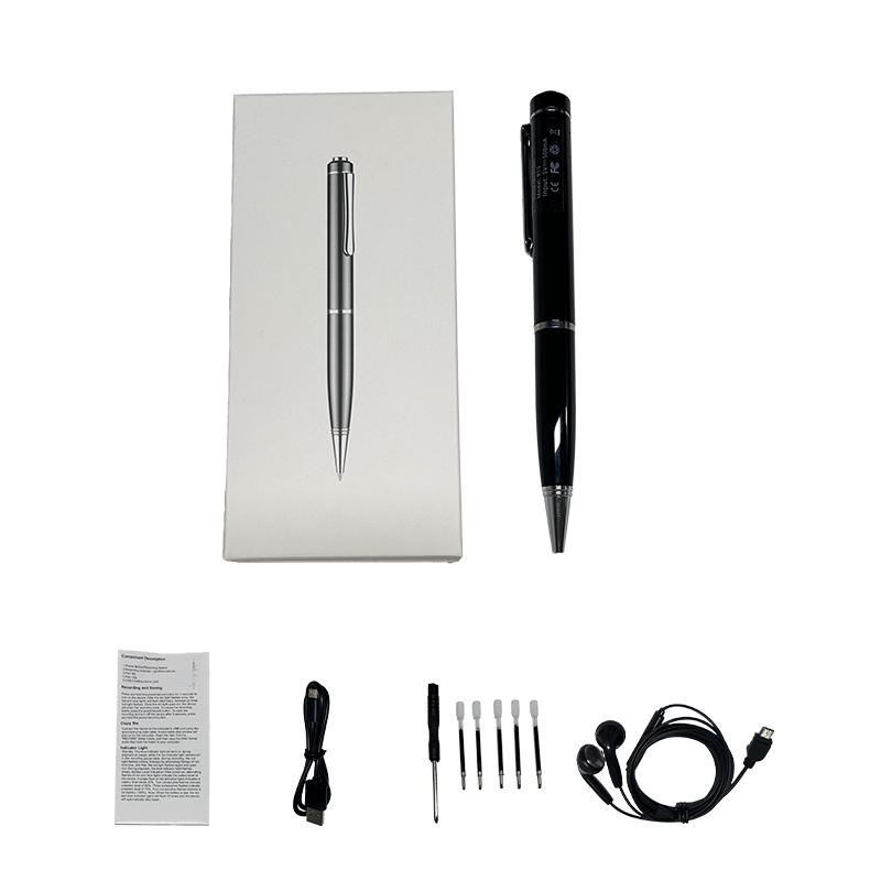 PAKIDA Portable Digital Voice Recorder, Rechargeable Mini Recorder, Noise Cancelling Recording Equipment for Lecture, Meeting, Course, Voice Recorder Pen