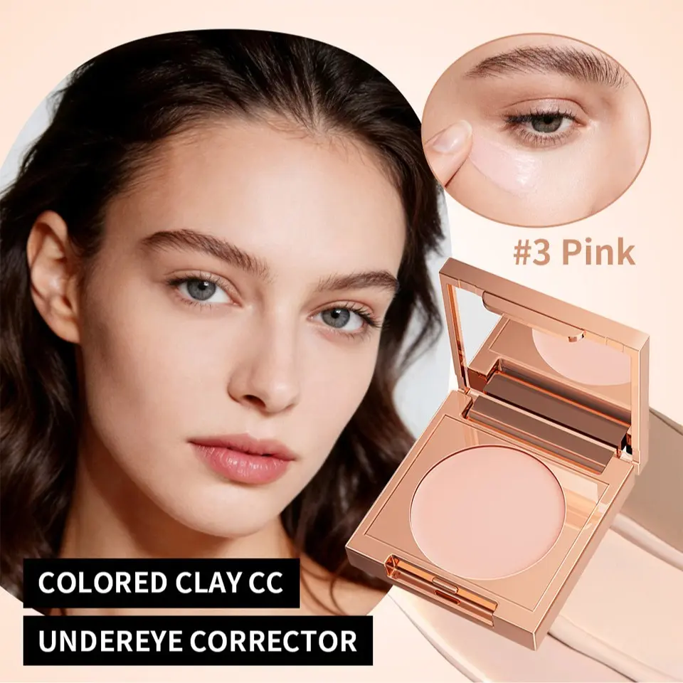 Under Eye Concealer Cream, Moisturizing Lightweight Formula, Covers Dark Circles, Corrects Skin Tone, Smooths Eye Makeup Base