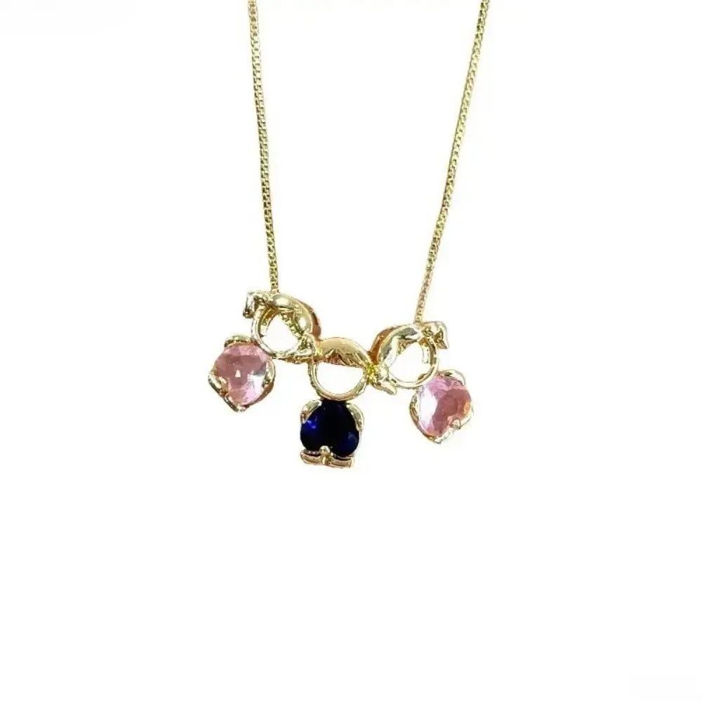 18K Gold Plated Detachable Birthstone Necklace for Mom & Family, Sweet Mother Daughter Matching Pendant Jewelry, Elegant Love Symbol Dainty Layering Necklace, Ideal Daily Accessory, Mother’s Day & Family Gift