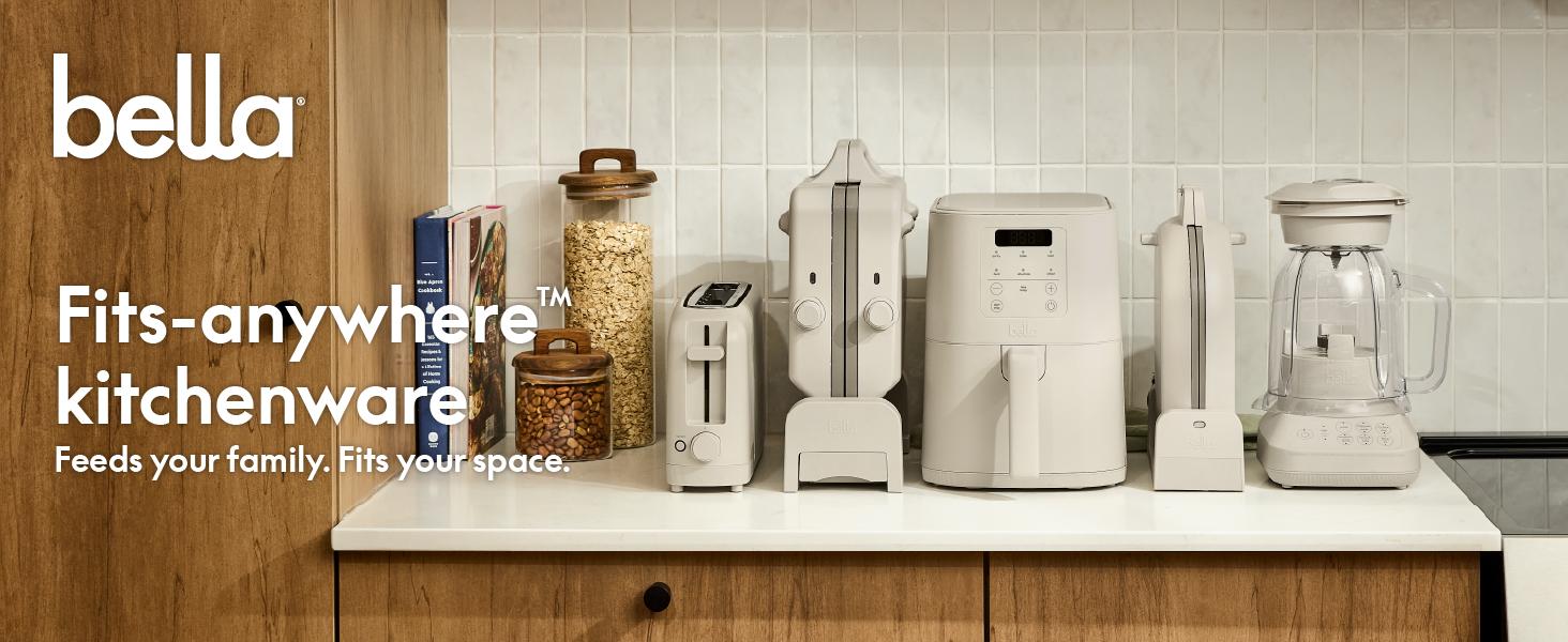 2-Slice Compact Fit Modern Toaster, Plastic/Steel Kitchenware, 6-Setting Shade Control, Reheat & Cancel Buttons, 10" Long Slots for Sourdough, Anti-Jam, Auto Shut Off, 900-Watt, Oatmilk Compatible