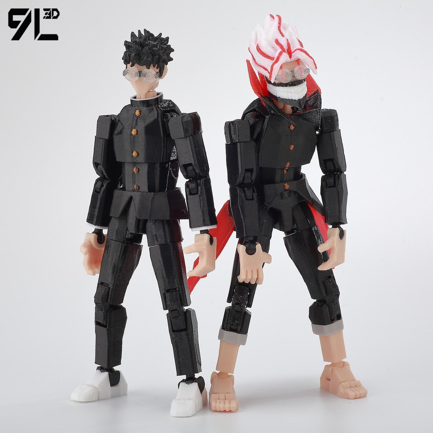 ​9L3D Dandadan Heroes AyaseMomo Dantalian LUCKY13 Titan13 Multi-Jointed T13 Dummy13 Anime Action Figure Collectible Toys Gifts popular