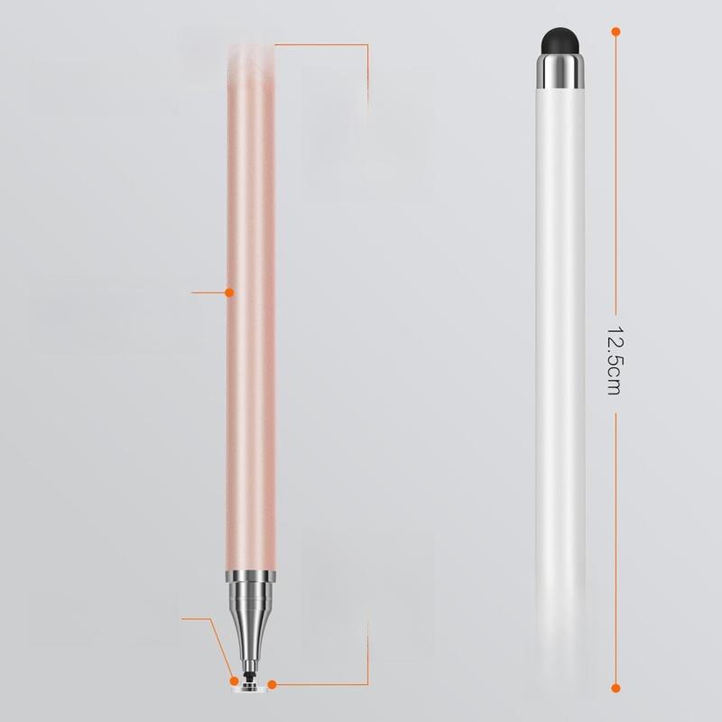 3-Pack Tablets Stylus Pen for All Touchscreen with Precision Disc Tip, 2-in-1 Universal Stylus Compatible with Android, iOS, and Phone– Perfect for Writing, Drawing, and Note-Taking