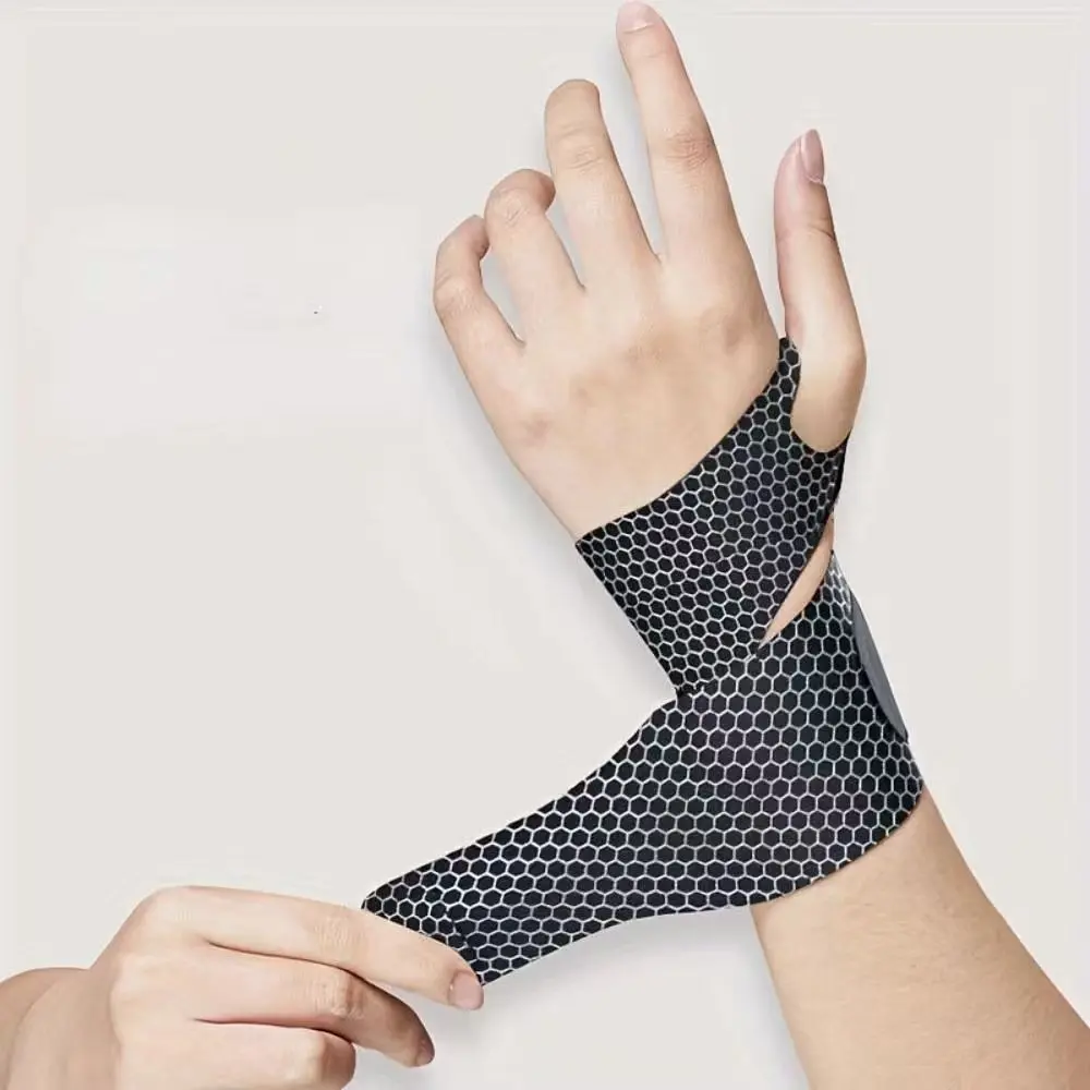 Adjustable Wrist Brace, Wrist Compression, Breathable Lycra Hand & Wrist Protector, Lightweight Support for Carpal Tunnel, Sports Injury Prevention & Recovery, Healthcare