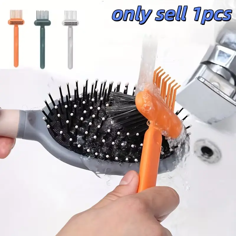Hair Comb Cleaner Tool, Debris, Small Portable Design, Gentle on Comb Teeth, Ideal for Massage Combs & Curling Brushes, Essential Grooming Accessory