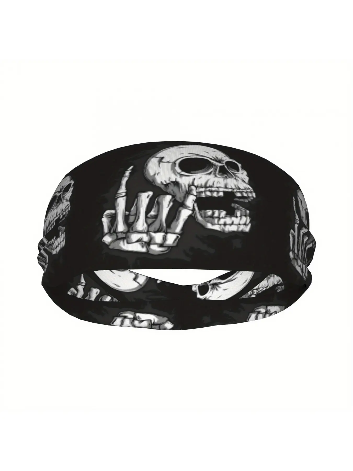 Skull Unisex Sports Headband - Sweat-Wicking, Stretchy & Breathable Polyester, Perfect for Yoga, Gym, Running & Outdoor Activities. Sports & Outdoor Accessories. Follow Your Dreams