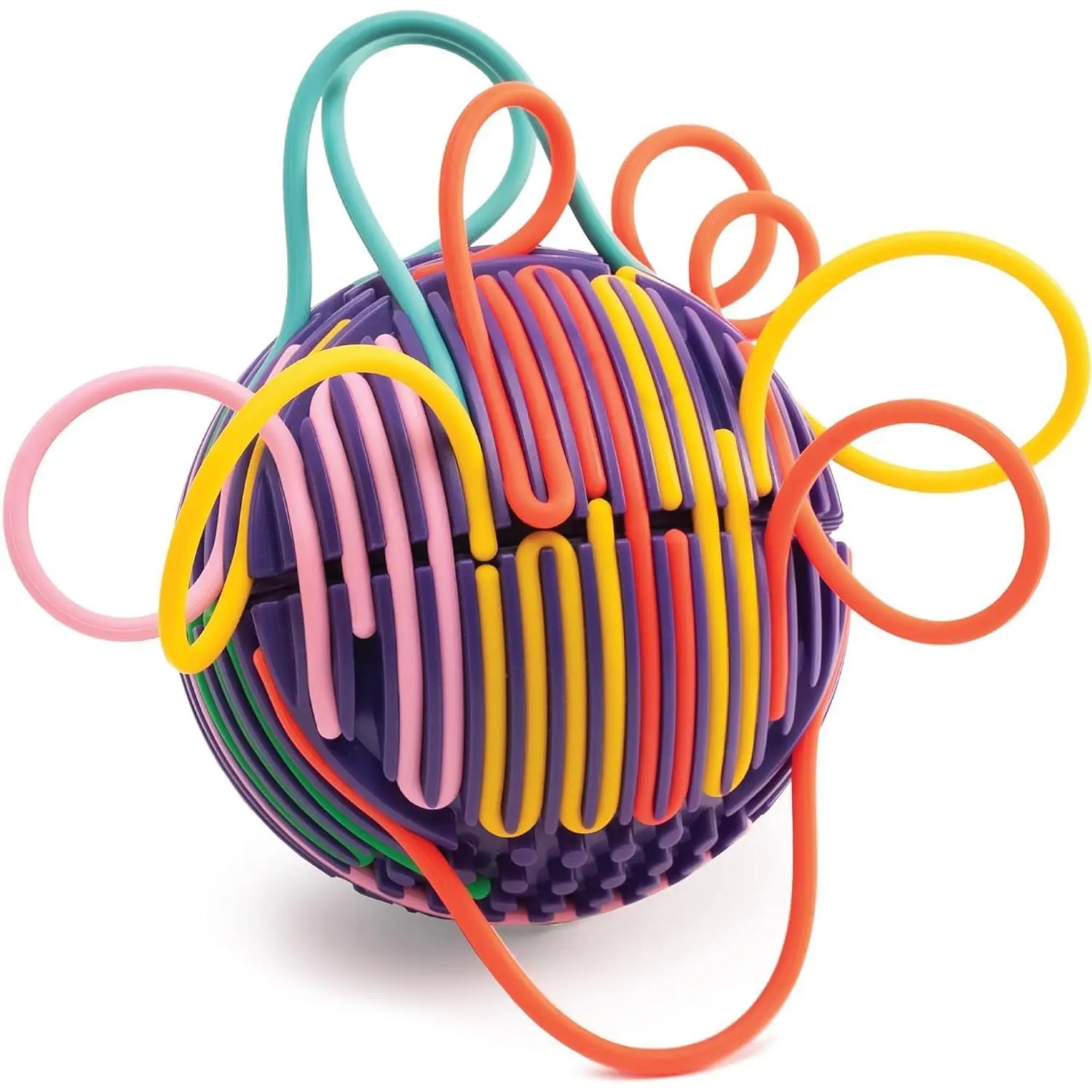 24-String Sensory Activity Ball, Unisex ADHD Calming Fidget Toy for Focus & Stress Relief - Portable for Travel & Everyday Play, Boosts Hand-Eye Coordination, Ages 3+