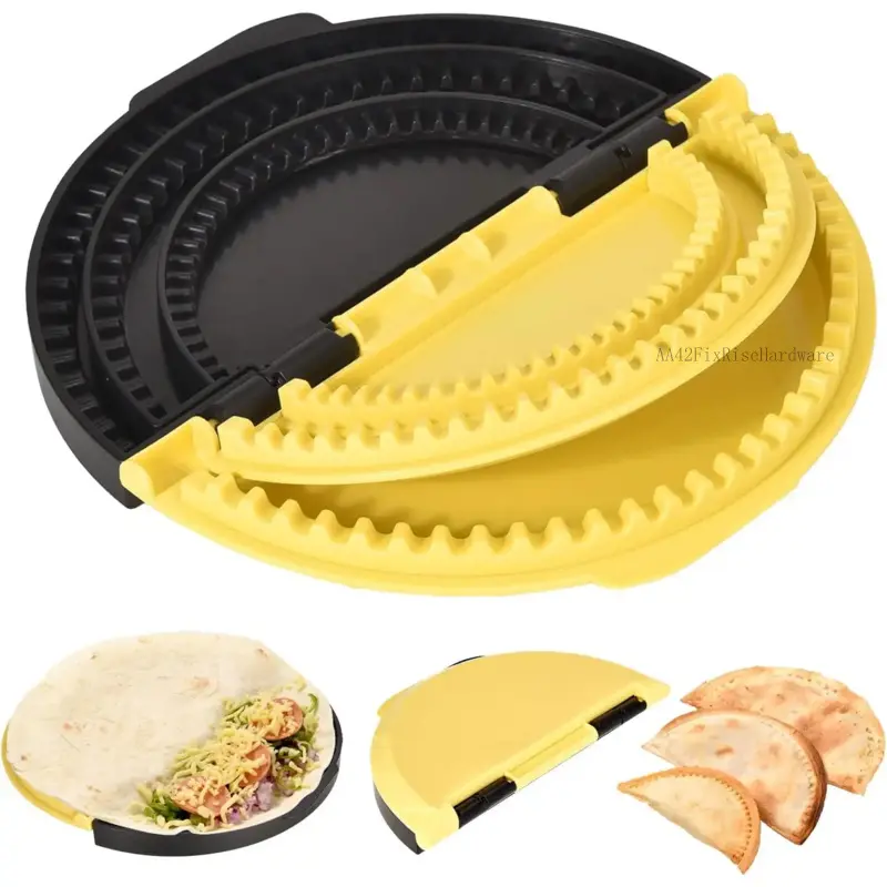 Large Wrap Tortilla Sealer,Tortilla crimper Maker for Burritos, Tacos, Quesadillas, Dumplings, Calzone, Sandwich, two separate parts & Adjustable 6"-8''-10" Dishwasher Safe 4.74.7 out of 5 stars (5)AA42FixRiseHardware