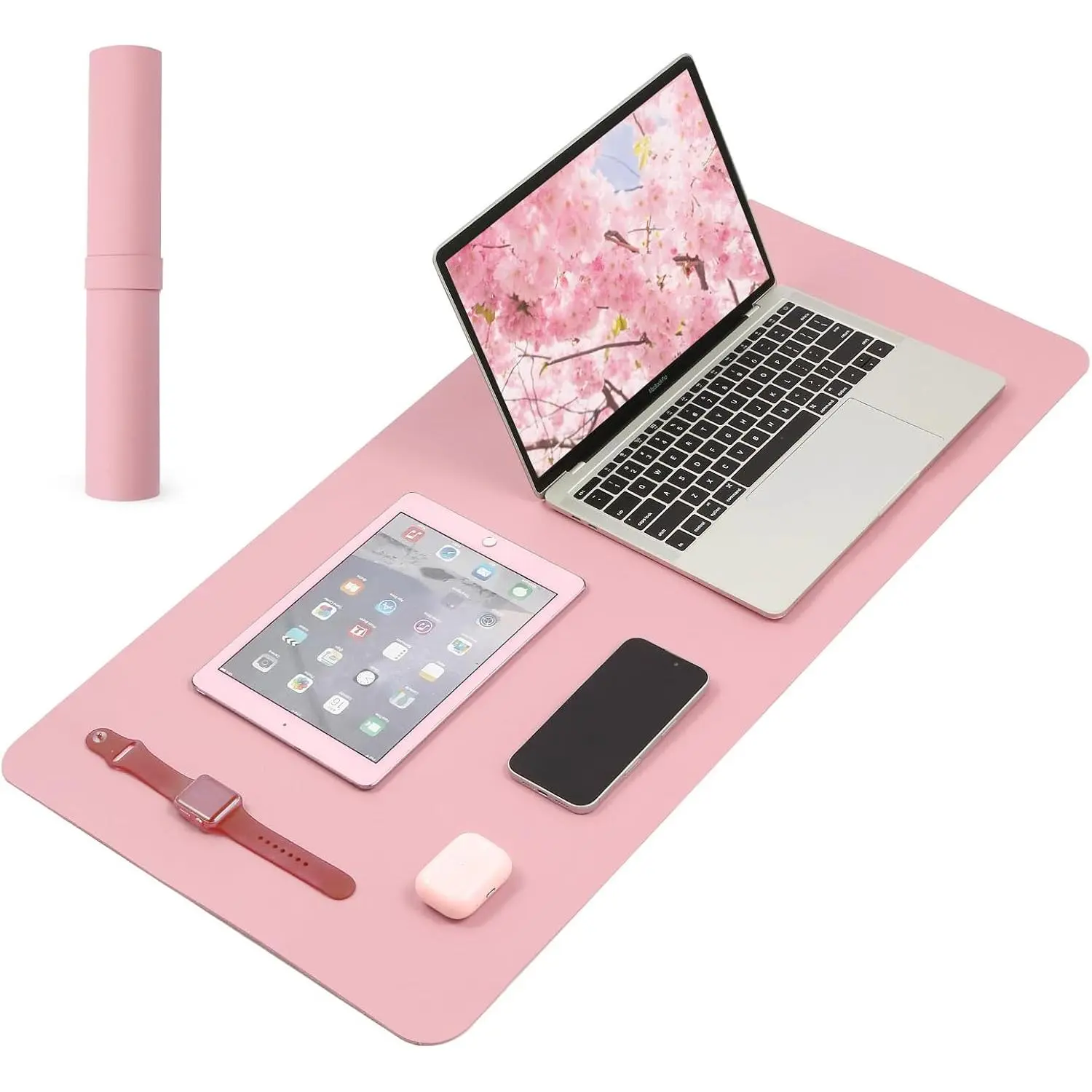 Large Office Leather Desk Mat, Large  and Keyboard Pad, Laptop Pad, Desktop Protector(, 31.5 in. x 15.7 in.)