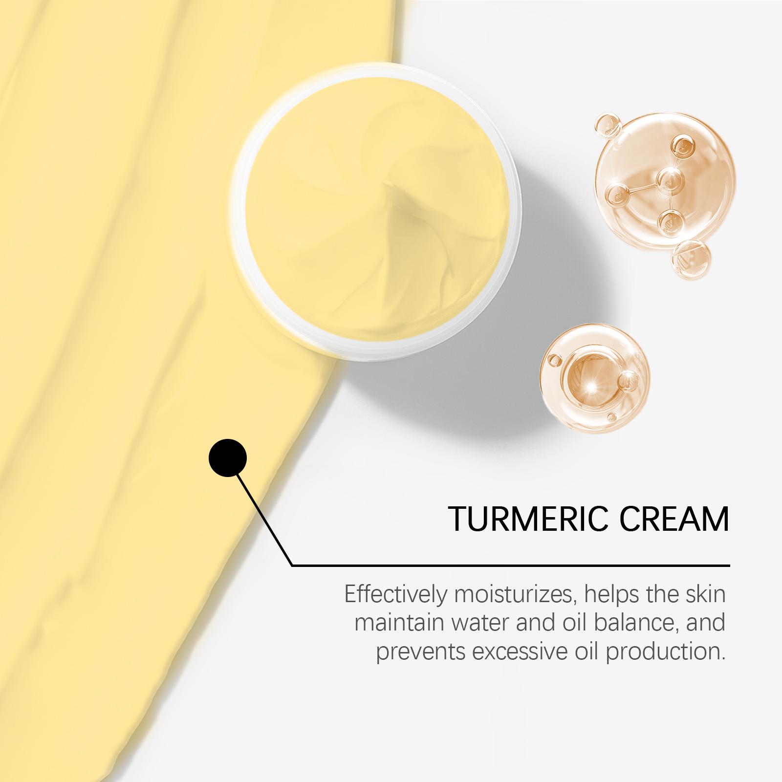 West Month Turmeric Moisturizing Face Cream, Brightening, Hydrating, Nourishing And Moisturizing Skin Daily Gentle Care