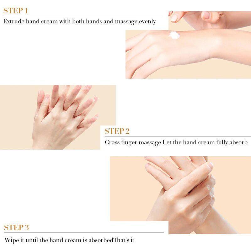 24-Hour Moisture Hand Cream – Bone Collagen & Pomegranate, Korean Handcare