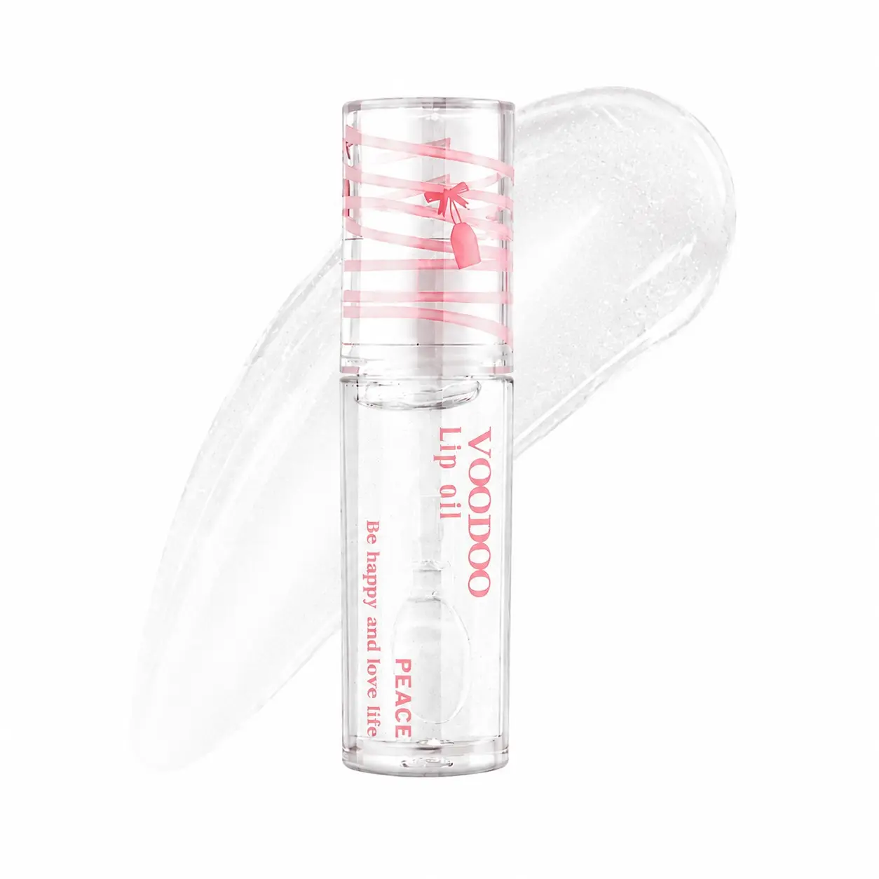 Transparent Water-Glow Lip Gloss for Hydrating and Moisturizing, Mirror Finish Duda Glass Lip Tint, Clear Lip Oil for a Water Light Look