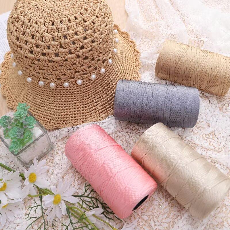 Solid Color Crochet Thread, 1 Count DIY Crochet Supplies for Sun Hat, Bag, Shoes, Cushion, Slippers, Crochet Supplies for Home Decor, Crochet Items
