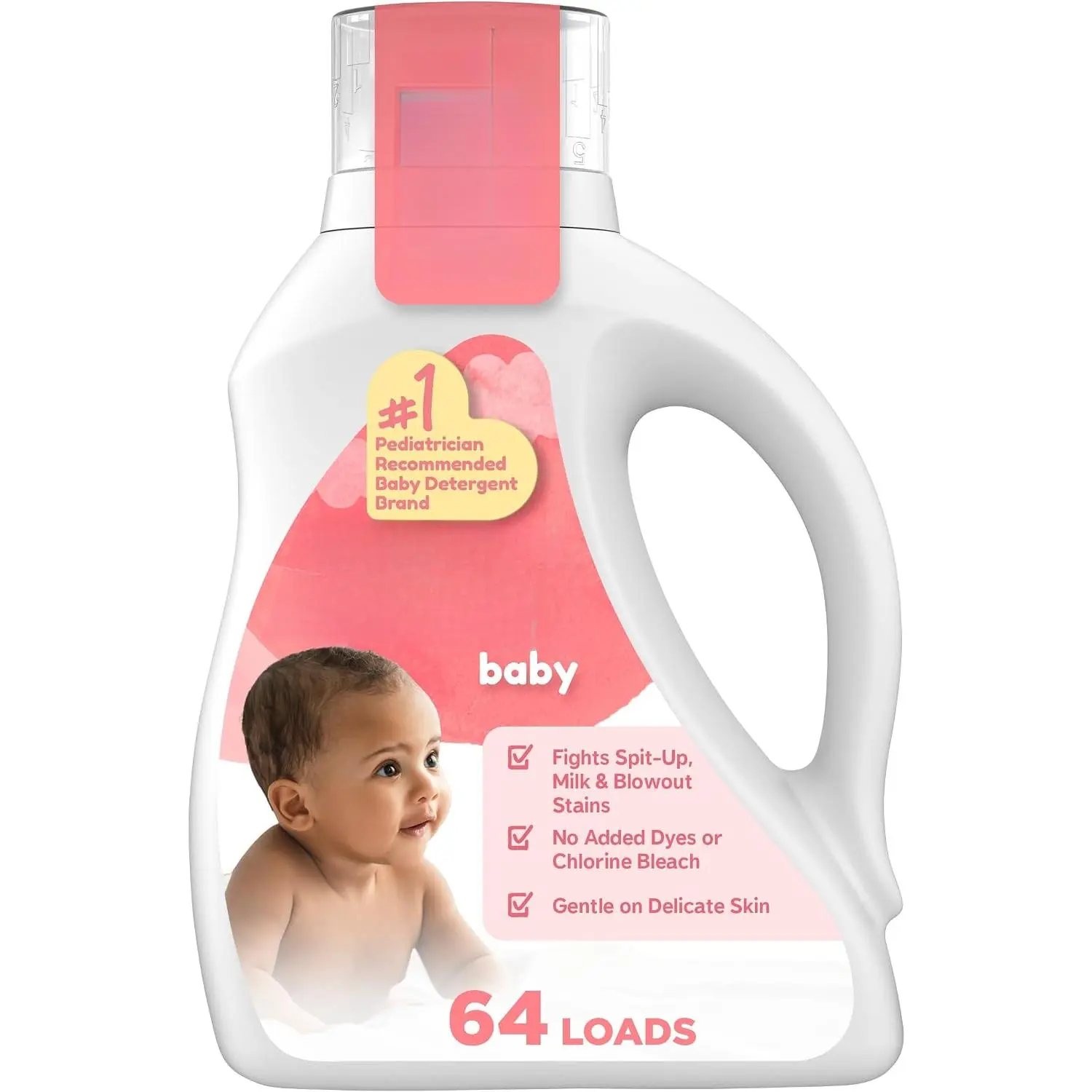 Dreft Baby Liquid Laundry Detergent, Fights Stains, Removes Odors, 64 loads, 84 fl oz