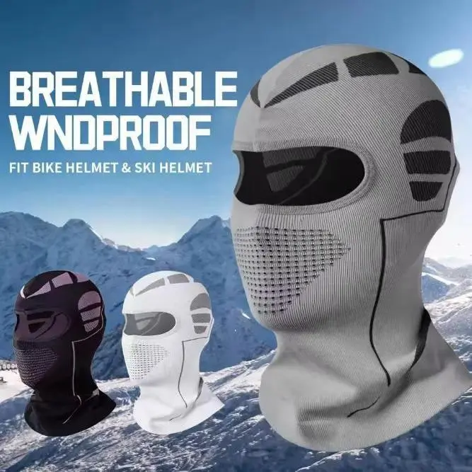 Unisex Windproof Balaclava Ski Face Mask, High Stretch Breathable Thermal Neck Gaiter, Winter Protective Head Cover for Motorcycle Cycling Skiing Outdoor Sports