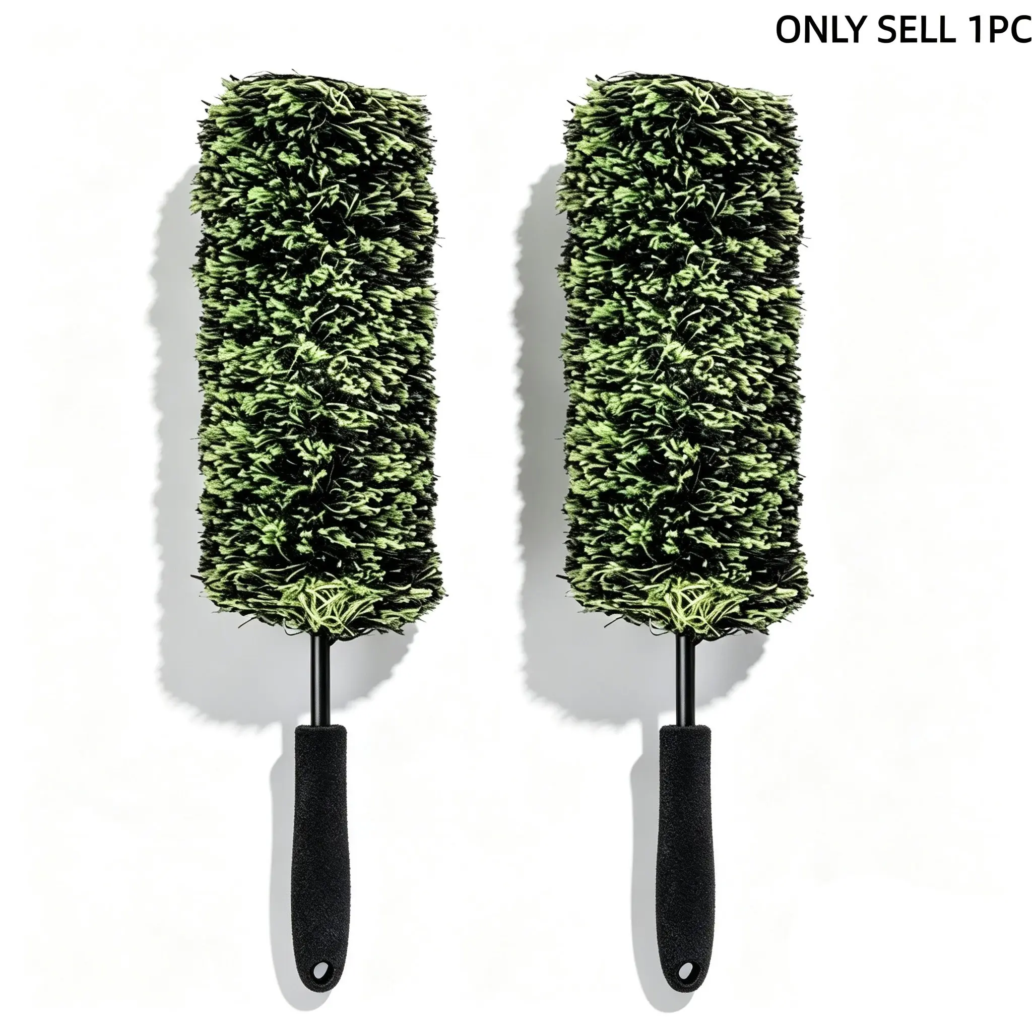 Car Wheel HUB Cleaning Brush, Convenient Tire Dust Removal Tool, Durable Wheel Cleaner, Ergonomic Handle, Car Washing Tool, Car Wash Accessories