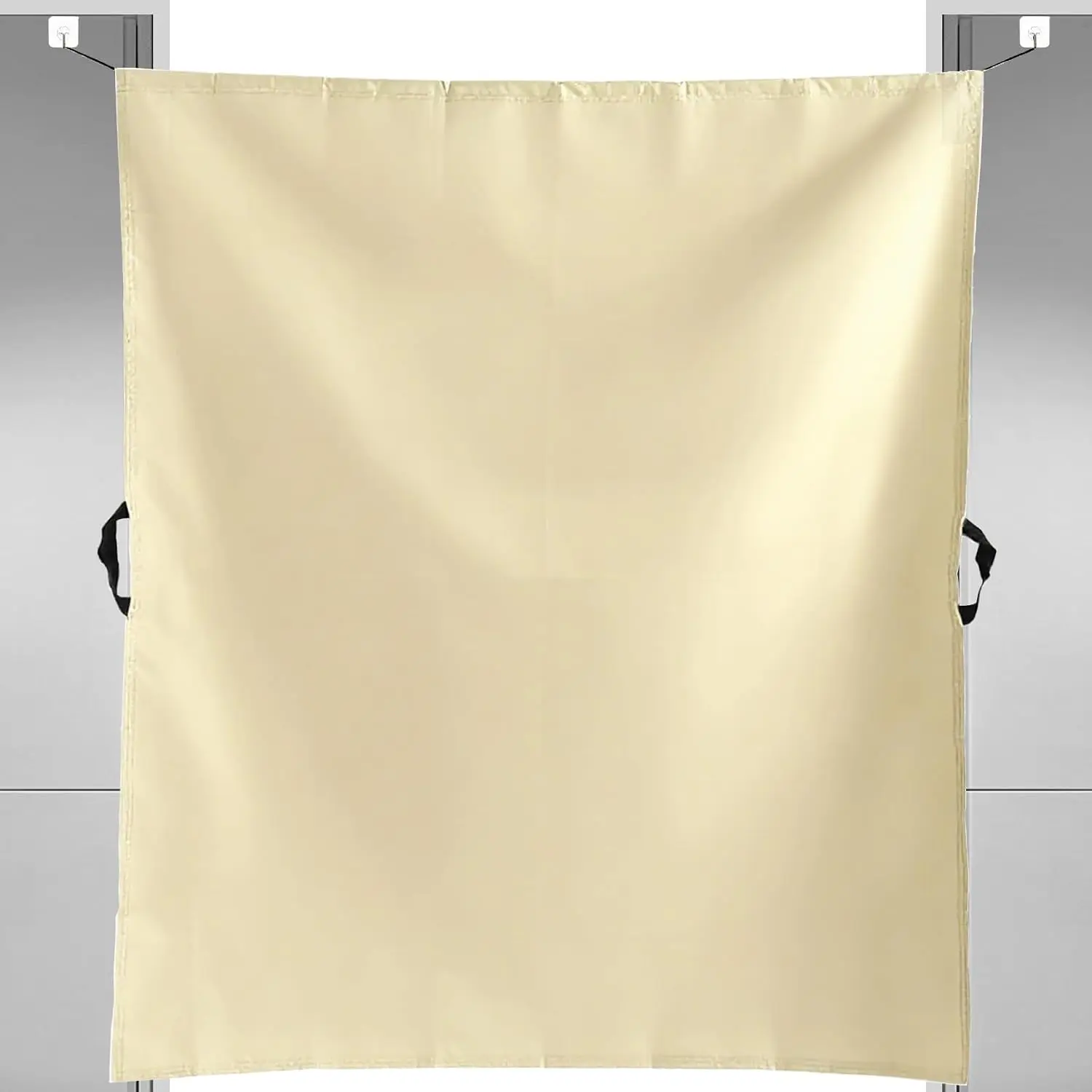 40" W x 48" H Cubicle for Office Privacy, Beige, 1Pcs| 420d, light-blocking coating, 4, drawcord, for office, study,, bedroom