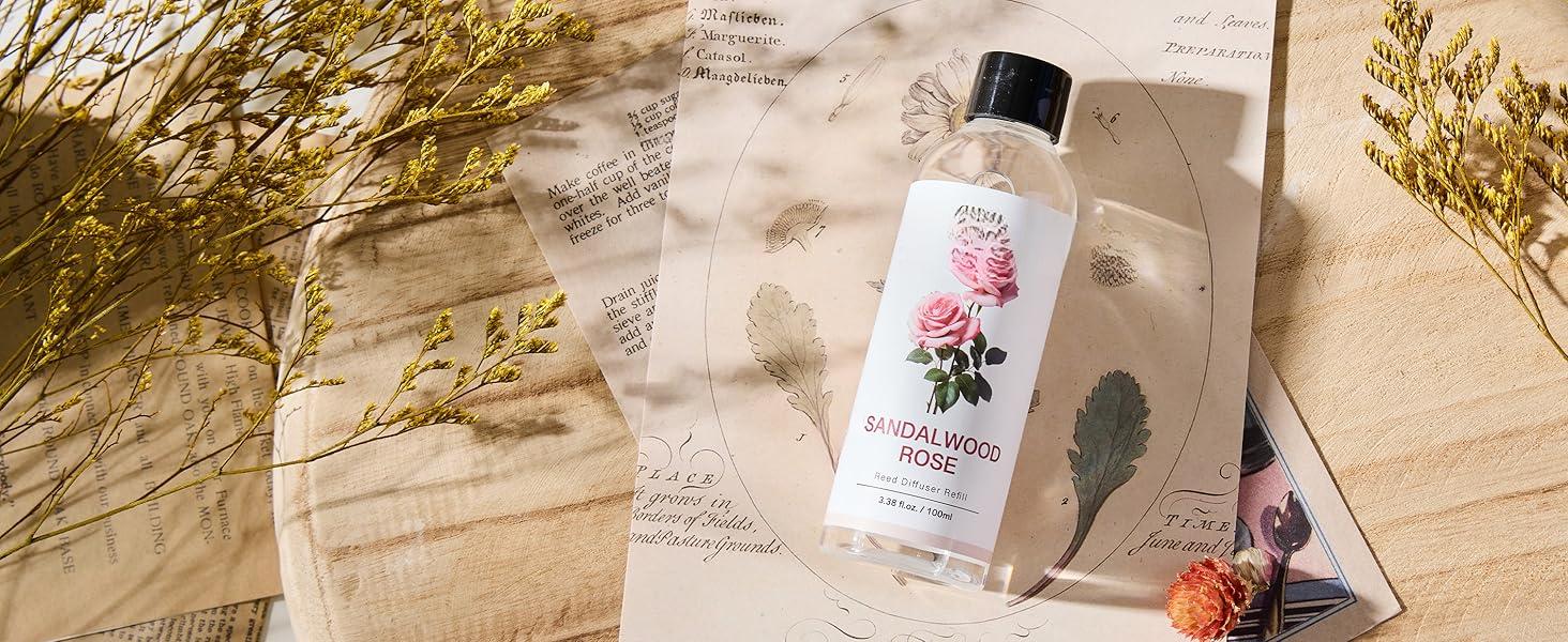 Reed Diffuser Oil Refill/Clean Linen/3.38oz(100ml/1 Pack/Scented Oil Refill for Reed Diffuser Home Fragrance for Bedroom, Bathroom Office Home Decor