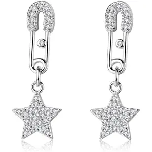 Dangle Earrings for Women Celestial Retro Five Pointed Pentagram Drop  Aesthetic Y2K Long Tassel  Finished  Accessories Night Out Party Theme Costume Accessory