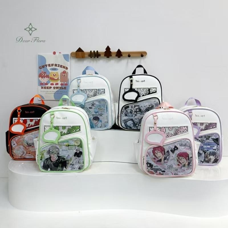 Y2k Anime Ita Backpacks Girls Transparent Bag Students DIY Display Schoolbag Cute Large Capacity Rucksack Casual Travel Knapsack