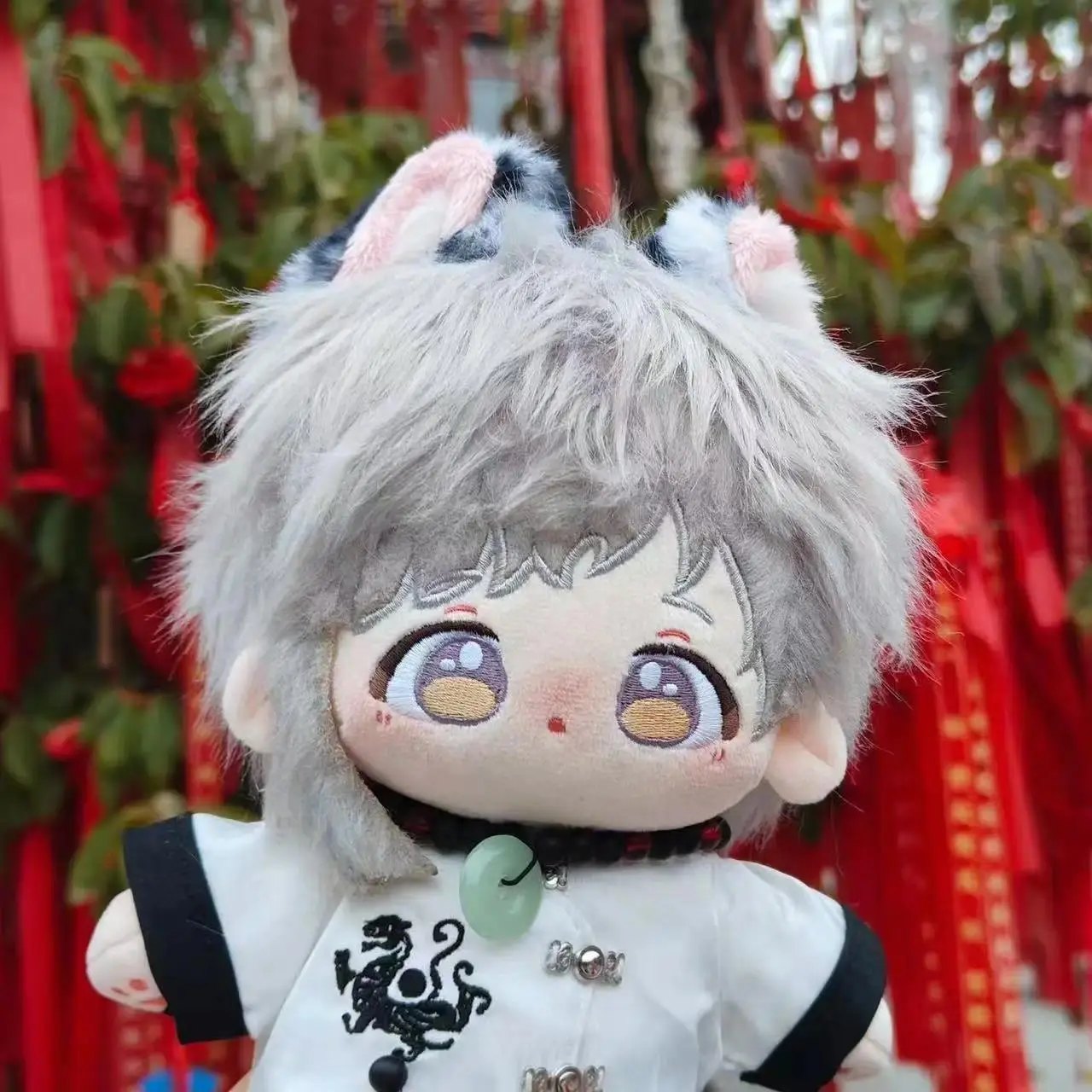 Stuffed 20cm Anime Bungo Stray Dogs Nakajima Atsushi Cotton Doll Toys COS Children Adults Plush Dress-up Plushie Toys Kids Gifts