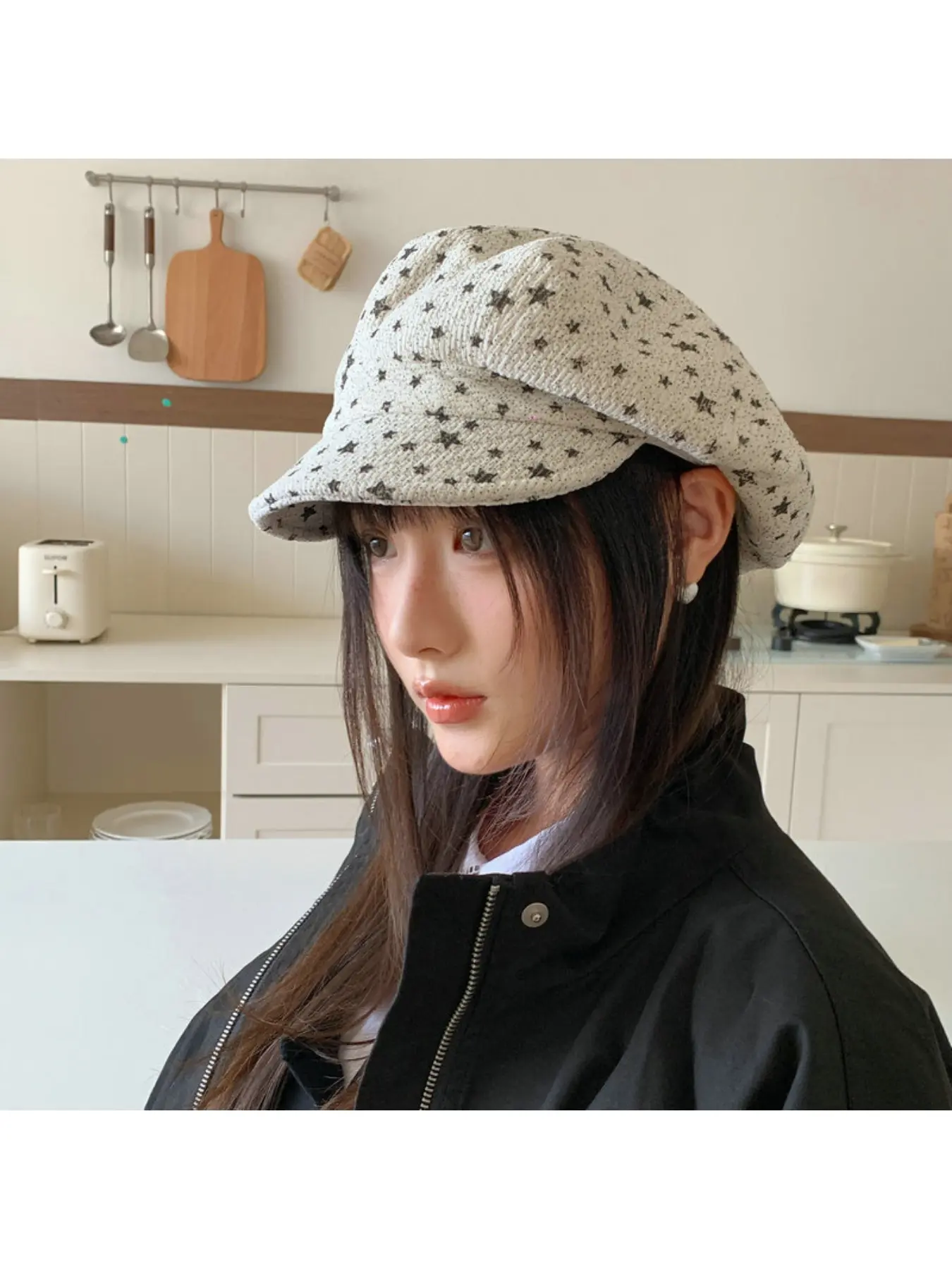 Classic Soft Beret Breathable Lightweight Daily Women