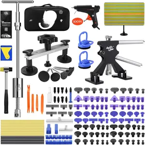 Dent Puller Kit, 169 count Paintless Dent Removal Kit, Hail Dent Repair Kit Can Removal 99% of   in 30 Minutes for Repairing Big , Small , Dings and Hail
